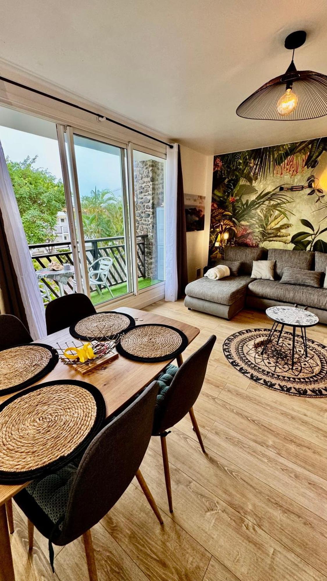 Bikini & Martini Residence Manganao Plage & Piscine Privee Saint-Francois  Exteriör bild